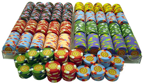 1000 InPlay Clay Poker Chip Set