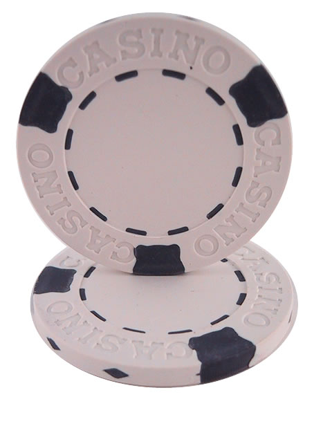 White 13-Gram Poker Chips