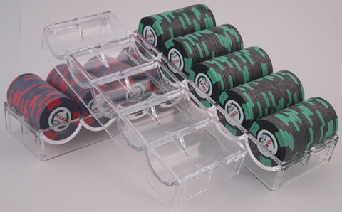 Stackable Poker Chip Racks
