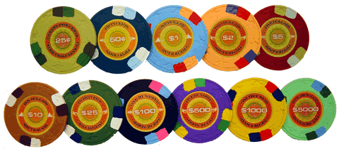 Tidsplan termometer væbner Clay poker chips and casino chip sets at BuyPokerChips.com