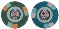 2 Modern Clay Poker Chip Sample