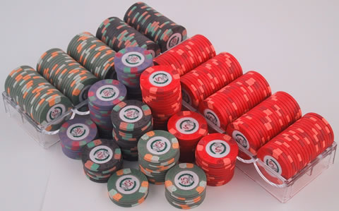 300 Modern Clay Poker Chip Set