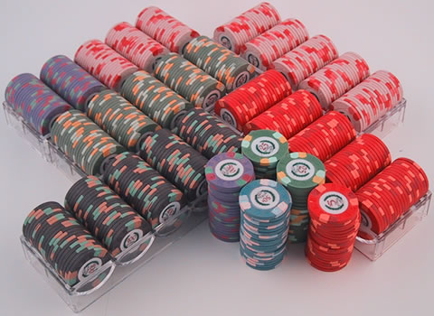 600 Modern Clay Poker Chip Set