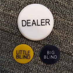 Texas Hold'em Dealer Button/Blind Set