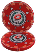 Red Archetype Casino Chip