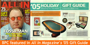 All In Magazine recommends BuyPokerChips.com for Holiday Poker Gifts